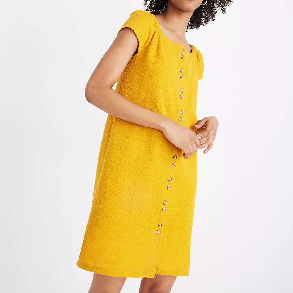 NEW W TAGS! Madewell: Texture & Thread Cap-Sleeve Dress